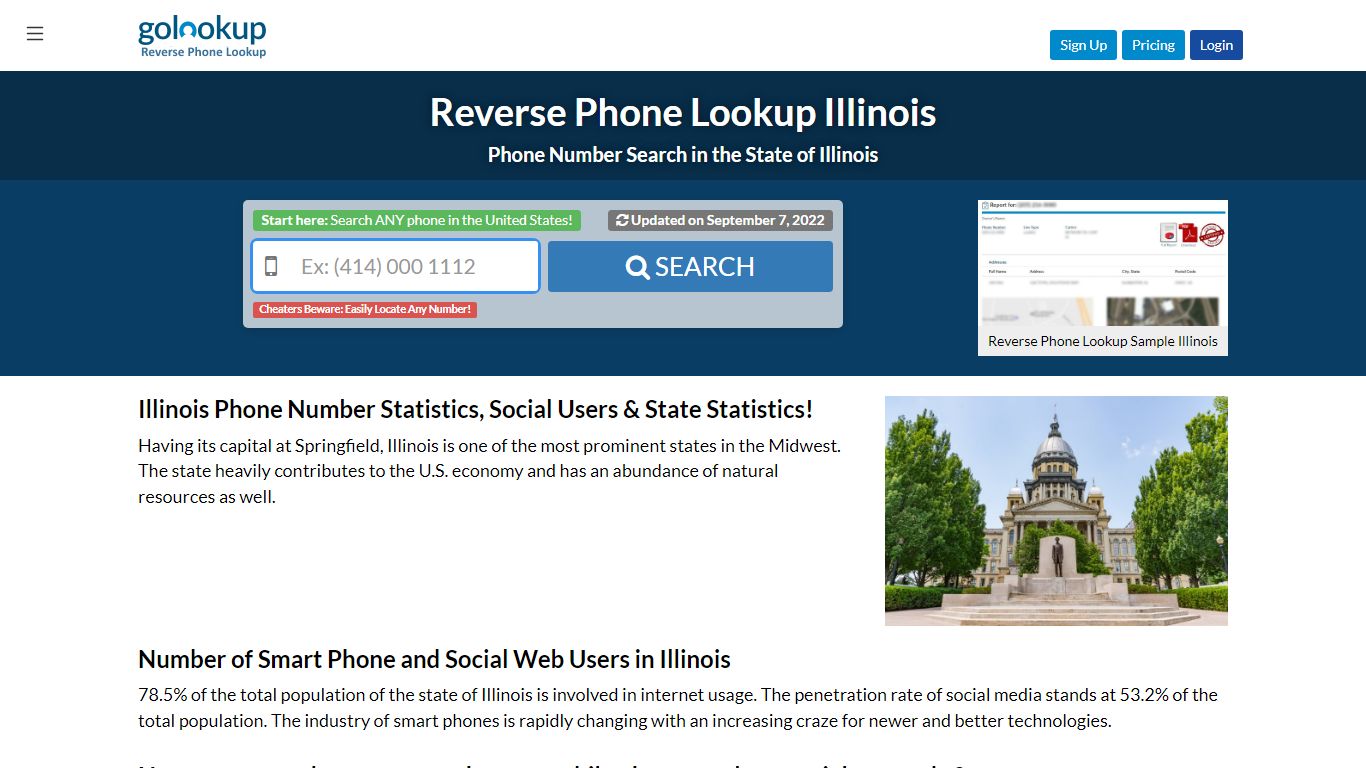 Illinois Reverse Phone LookUp